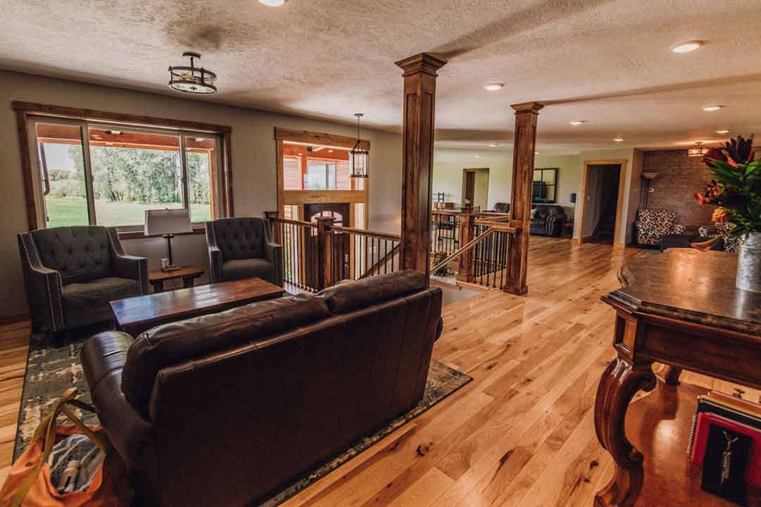 Lodge great room gathering space