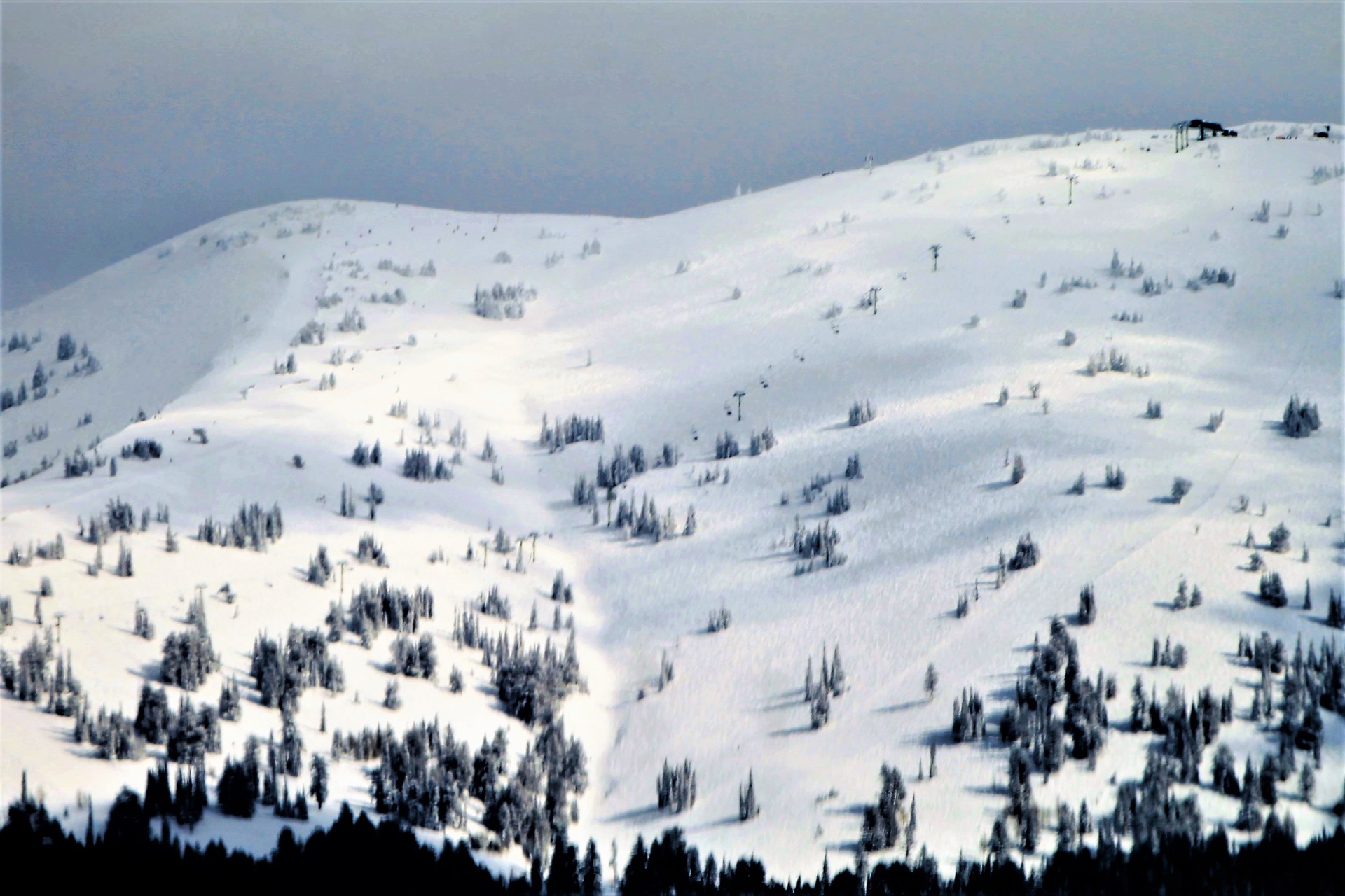 Ski runs and lifts at Grand Targhee Resort