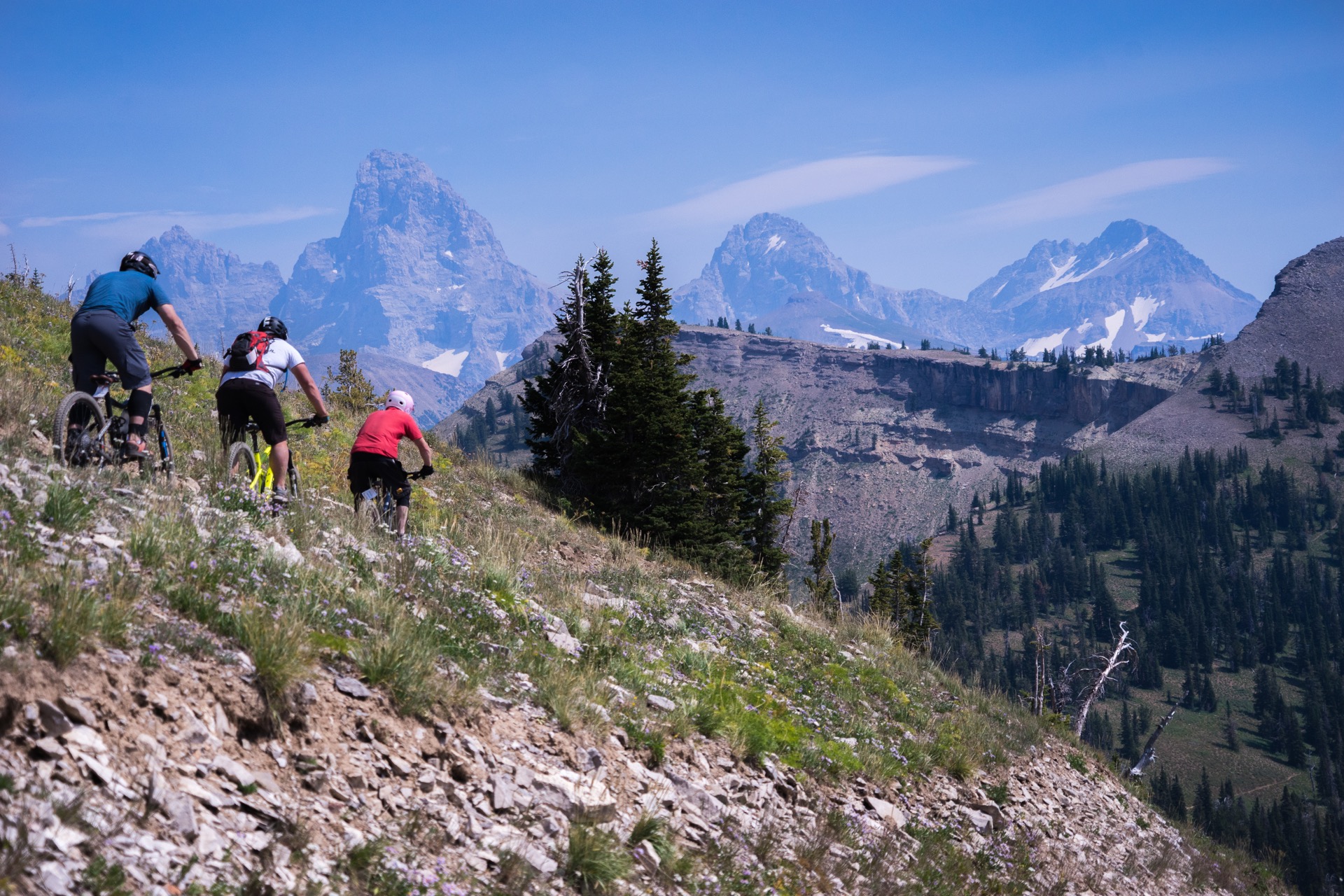 Mountain biking at Grand Targhee