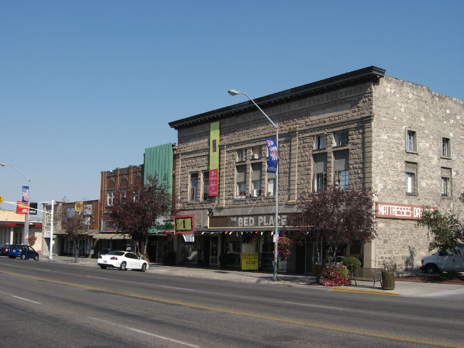 Rexburg town streetscape